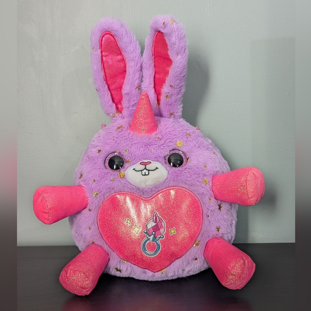 4/$10 ✨ Zuru Rainbocorns Bunnycorn Pink & Purple Surprise Plush‎ Toy